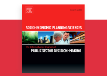 Article scientifique dans "Socio-Economic Planning Sciences" (2020)
